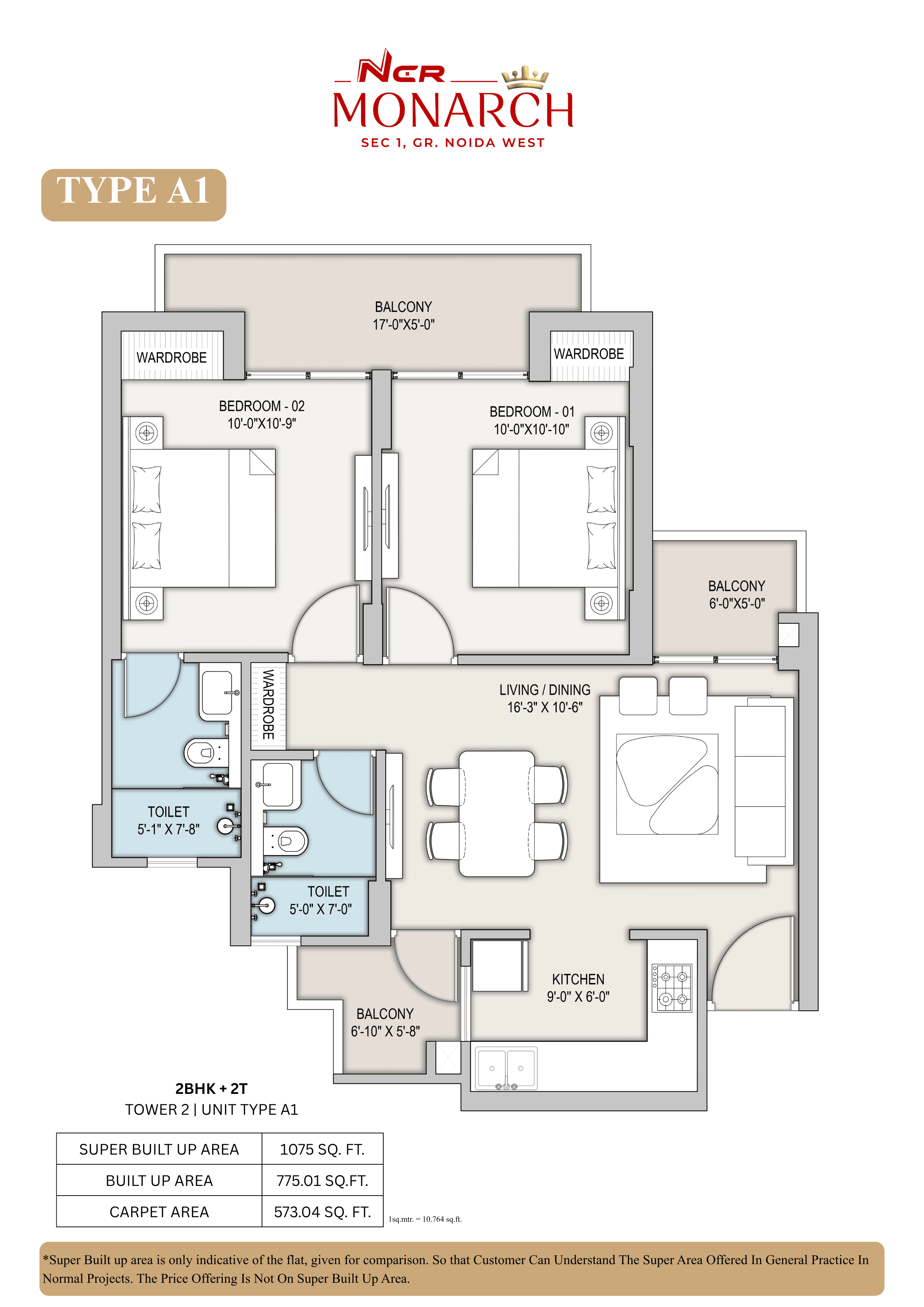 Type A1 Floor Plan